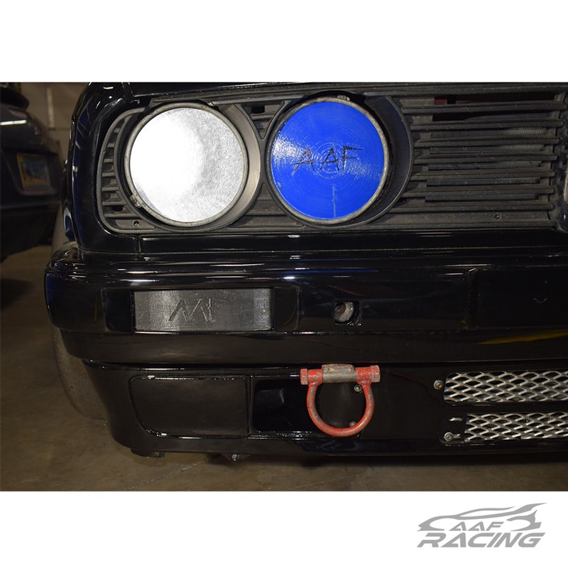 BMW E30 headlight duct